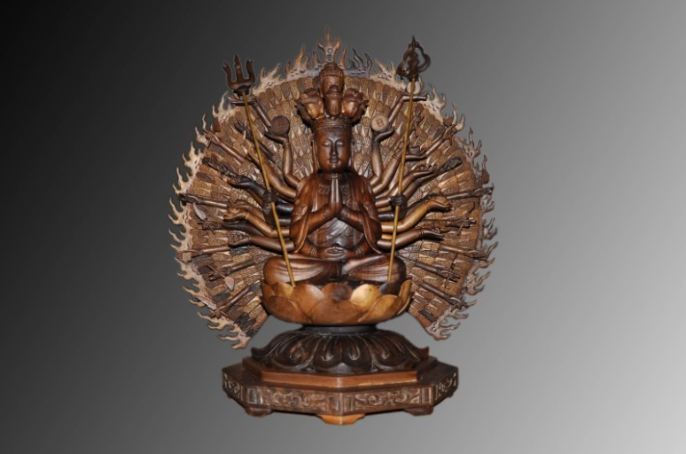 烏木金絲楠——千手觀音