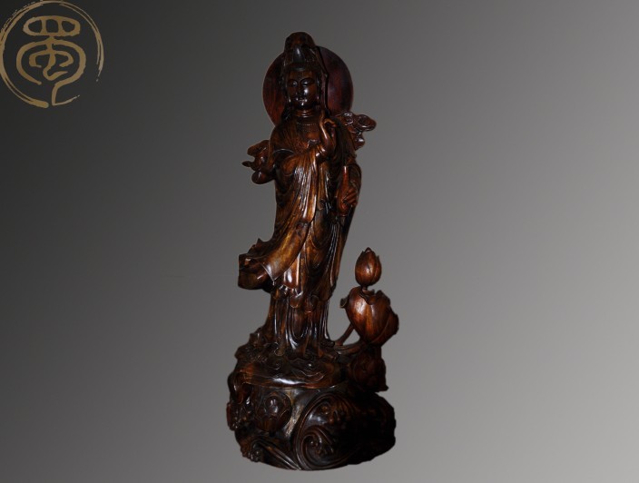 烏木金絲楠——觀音