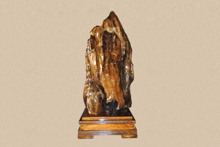 烏木金絲楠自然擺件2014-1-4-3-3